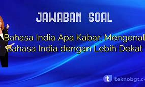 India Pake Bahasa Apa