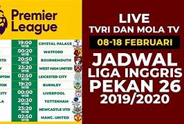 Liga Inggris Malam Ini